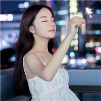 黑白简约女生卡通头像