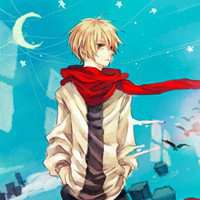 卡通男生黑色冷酷帅气男头像带字