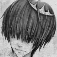 卡通男生男坐草地头像背影头像