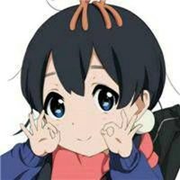 一男一女卡通男生头像带桃