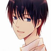 二次元暖男卡通男生头像