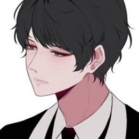 卡通男生头像古装男辫子