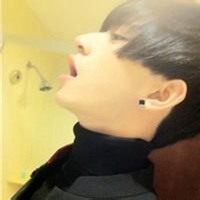 胡渣男帅气卡通男生头像