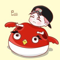 微信头像卡通男生男思考