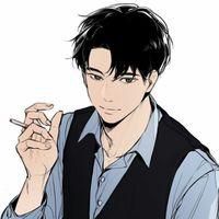 男头像卡通男生带麦克风