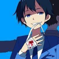 卡通男生人物要开心的