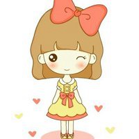 微信手绘头像可爱卡通女生人物