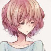 头像长发大眼睛卡通女生人物