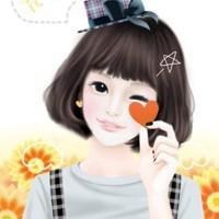 卡通女生高清头像小清新