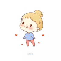 卡通女生一男一结婚头像