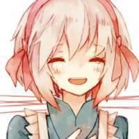 白底简约卡通女生头像