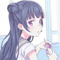 白边简约头像卡通女生 白边简约头像卡通女生