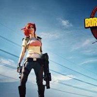 拿枪的卡通女生头像