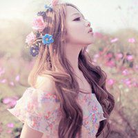 长发伤感美女侧脸头像黑白 长发伤感美女侧脸头像黑白