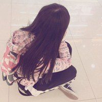 微信头像动漫长发带字头像