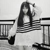 长发酷动漫头像背影