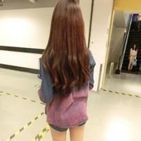 非主流长发背影女头像唯美