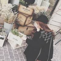 微信初中生头像女生背影长发