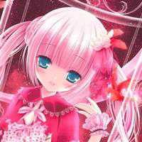 长发美女背影带花头像女生