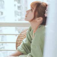 高清长发美女侧脸女生头像唯美