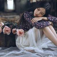 动漫女头像侧脸女生可爱头像小清新