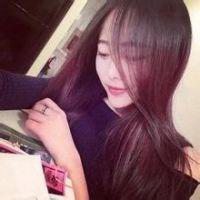 素描动漫侧脸女生长发头像