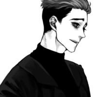 铅笔动漫侧脸男生头像