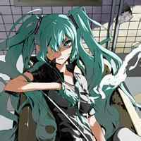 黑白高冷动漫霸气女生头像背影头像