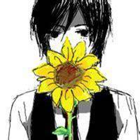 女生黑白动漫霸气头像背影