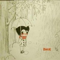 关于下雨天的微信头像