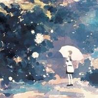 下雨夜晚男生孤独头像
