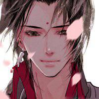 白色古风男生头像背影唯美