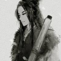 古风男生头像眼睛蒙布的