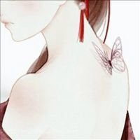 古风女生头像蓝衣