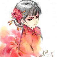 二次元古风女生简约头像高清头像