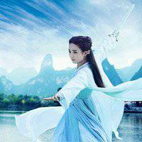 古风女生文字水墨头像