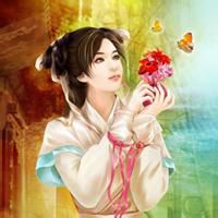 动漫情侣头像古风女生一男一