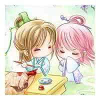 法国复古风女生头像