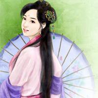 古风女生系动漫黑白头像 古风女生系动漫黑白头像