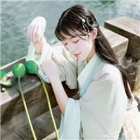 古风女生漫画头像侧脸