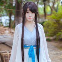 头像背影或侧面古风女生