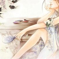 头像古风女生笑真人