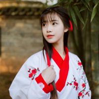 微信情侣头像古风女生两张扎头发