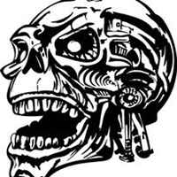 恐怖骷髅头图片头像