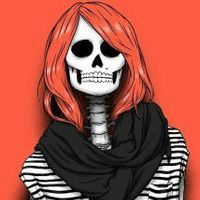 微信头像男生背影骷髅头