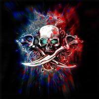 微信头像骷髅头会动火焰