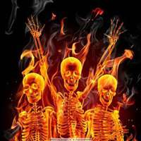 骷髅头死神动态头像图片