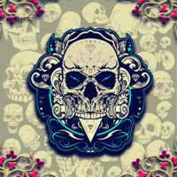 微信动漫头像带骷髅头