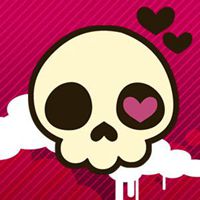 骷髅头开枪的动态头像
