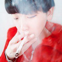 韩国抽烟男生头像
